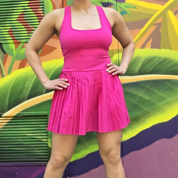 Fabletics Hot Pink Skater Skirt - Picture 1 of 5
